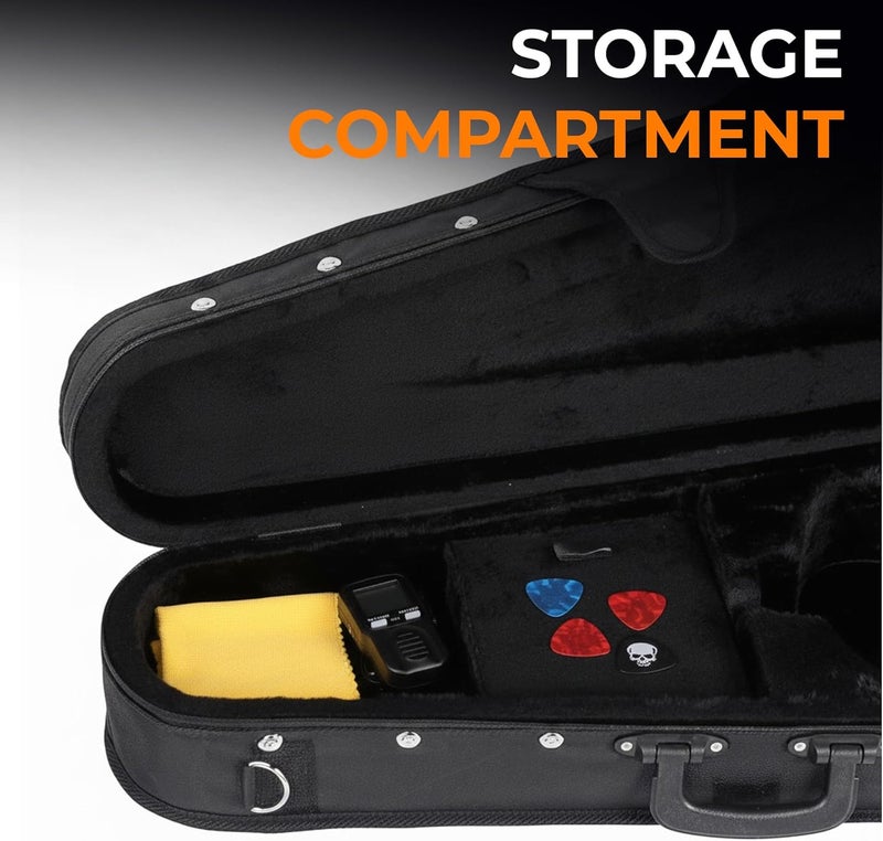 Gearlux Pineapple Ukulele Polyfoam Case - Black - Image 4