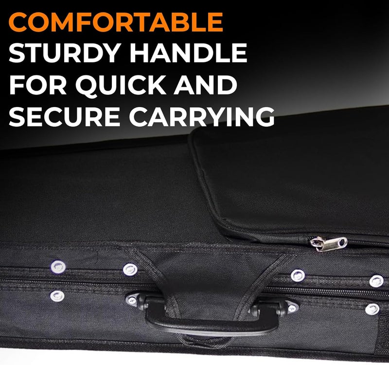 Gearlux Pineapple Ukulele Polyfoam Case - Black - Image 5