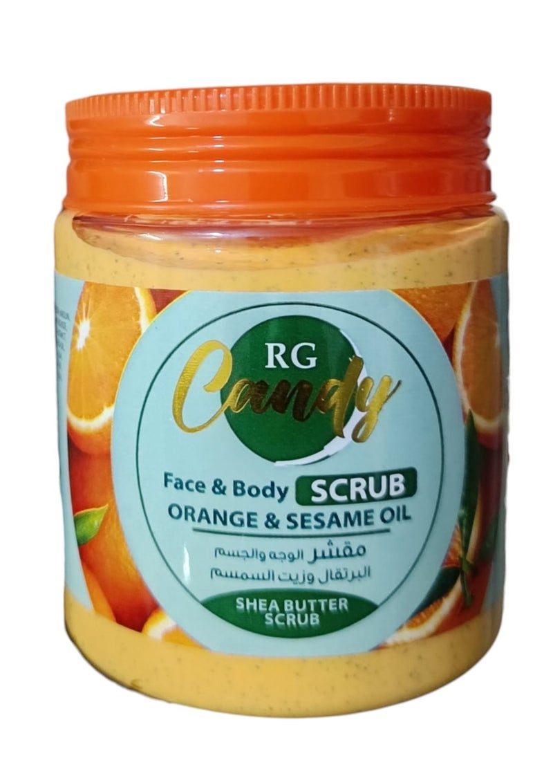 CANDY Face and Body Scrub with Orange and Sesame Oil - 200 ml  - Image 1