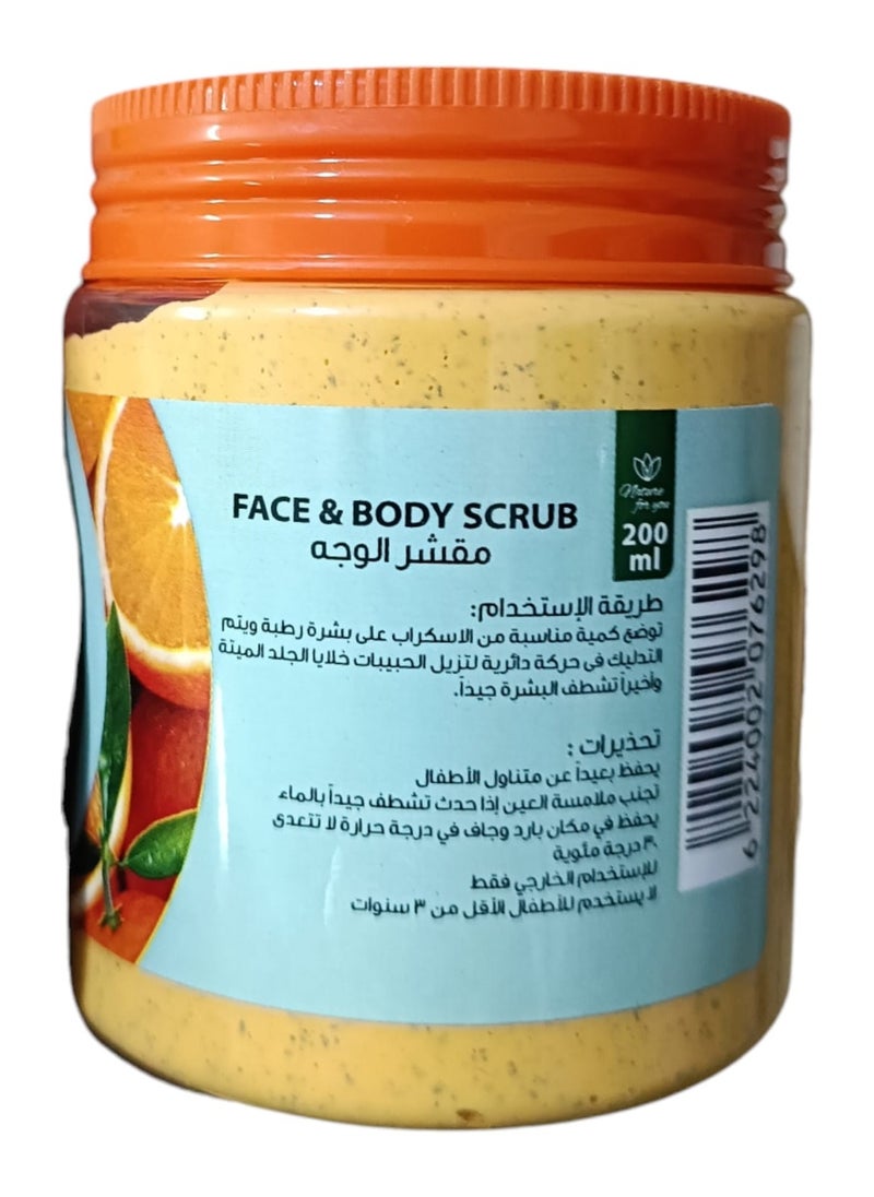 CANDY Face and Body Scrub with Orange and Sesame Oil - 200 ml  - Image 2