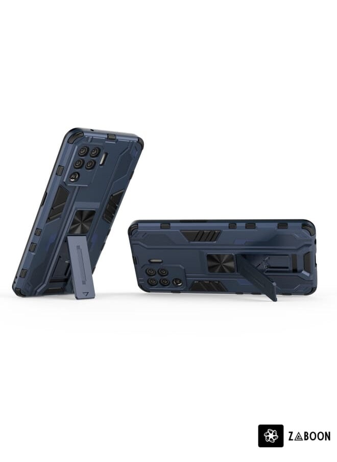Green Tiger - Protective Case For OPPO A94 Supersonic PC + TPU Shock-proof Protective Case with Holder - Image 1