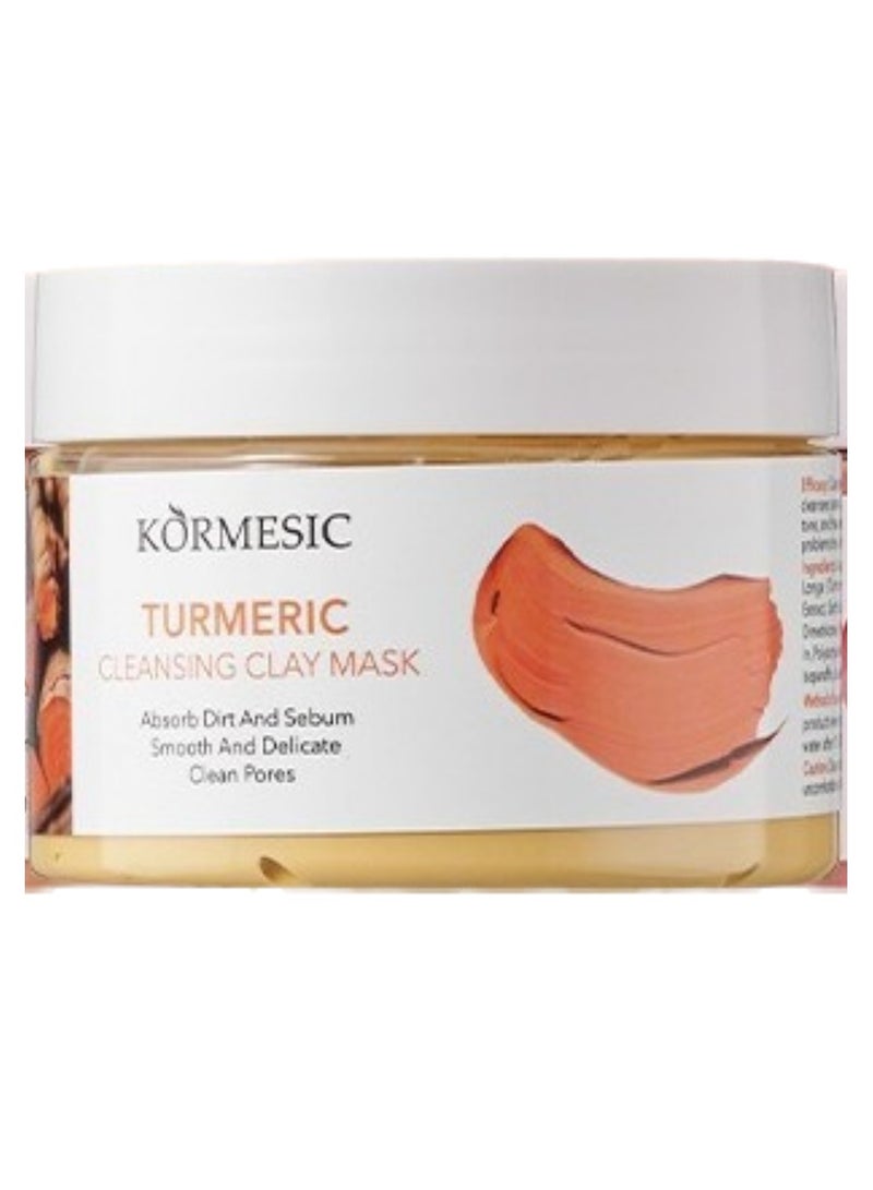 Kormesic قناع طين الكركم 120 جرام-تنقية - Image 1
