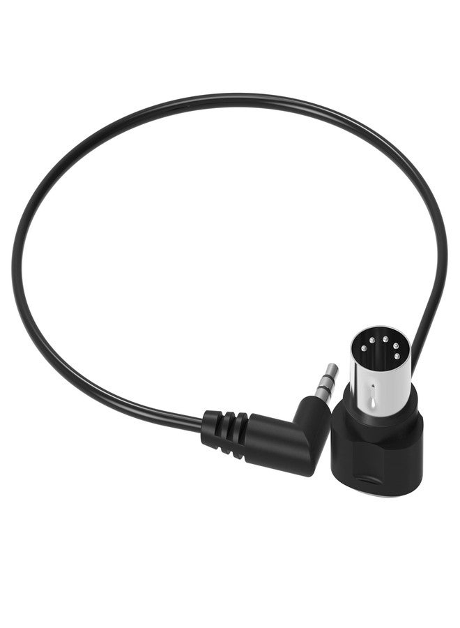 FORE TRS 3.5mm MIDI Cable 2-Pack 1-FT / 30CM Type-A TRS 3.5mm to MIDI 5 Pin Din Cable with Ultra-Small Plugs for Tight Space 2-Pack 1-FT / 30CM - Image 2