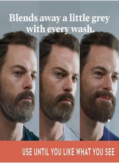Just For Men Control GX Grey Reducing Beard Wash Shampoo, Gradually Colors Mustache and Beard  - Image 3