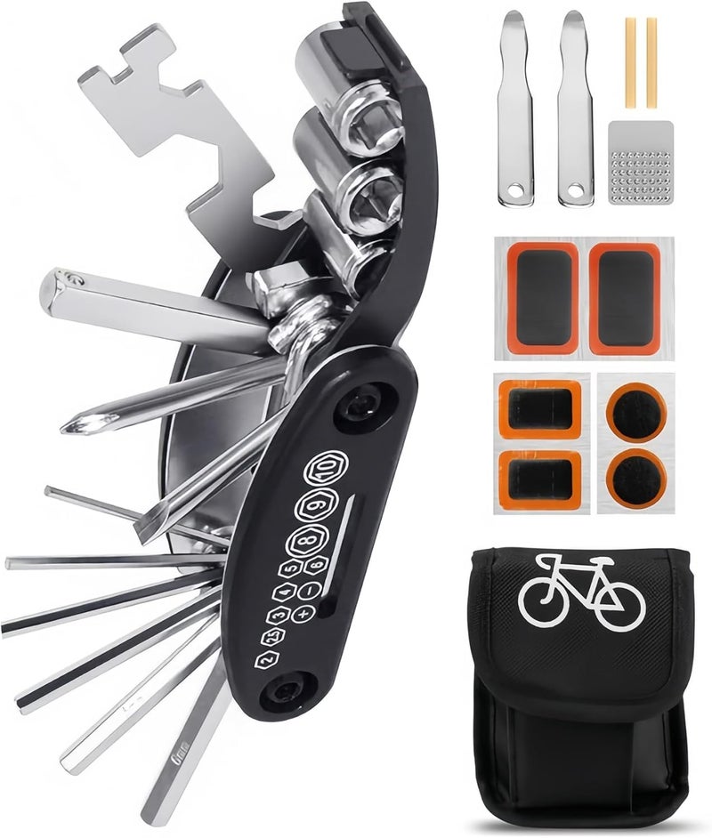Tazweeq 16-in-1 Bicycle Multitool and Repair Kit for Mountain Bikes - Image 1