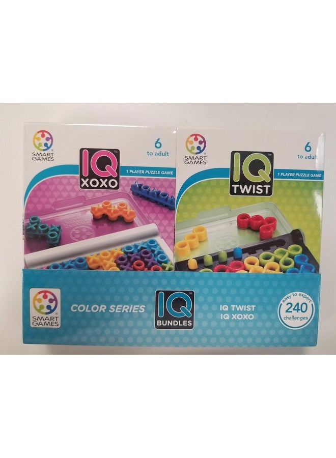 سمارت جيمز مجموعة Iq Bundles Color Series: Iq Twist & Iq Xoxo 240 تحديًا للأعمار من 6 إلى البالغين - Image 1