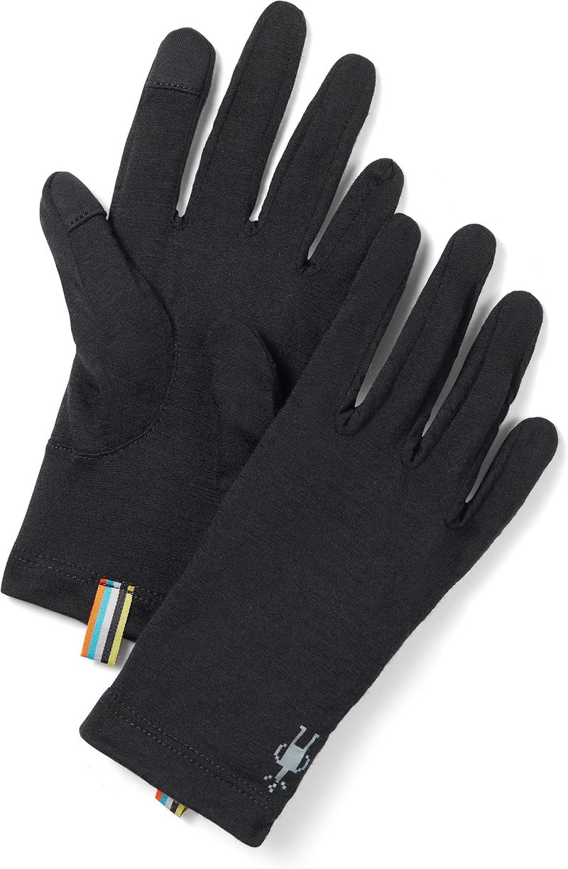 Smartwool Merino Wool Touchscreen Gloves for Men and Women - Black, Small - Image 1