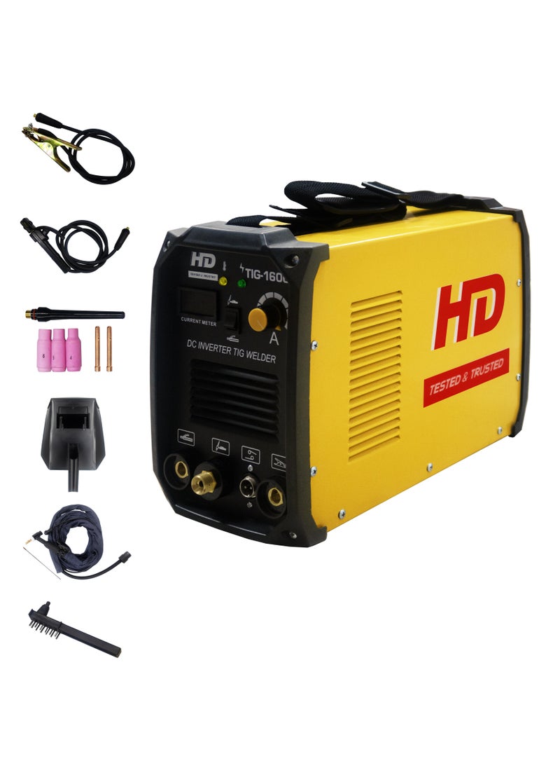 أتش دي آلة لحام TIG/MMA 10-160A AC/DC | تعمل على الحديد | HD | TIG160C | 1.6 إلى 4.0 إلكترود  - Image 1