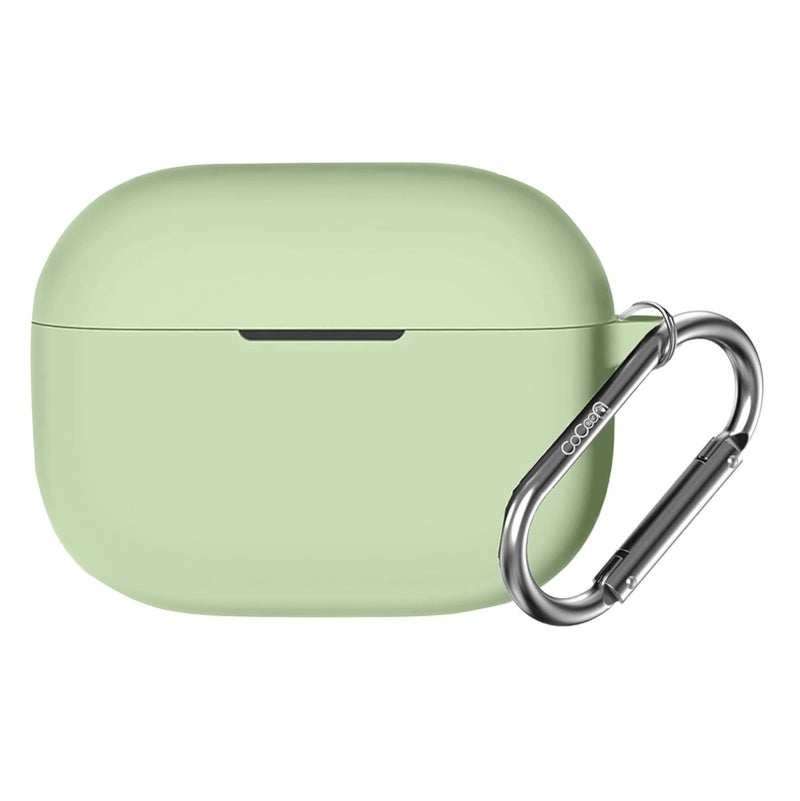 Cocoonkart Soft Silicone Case Cover for Realme Buds T310 | Buds N1 -Energizing Green - Image 1