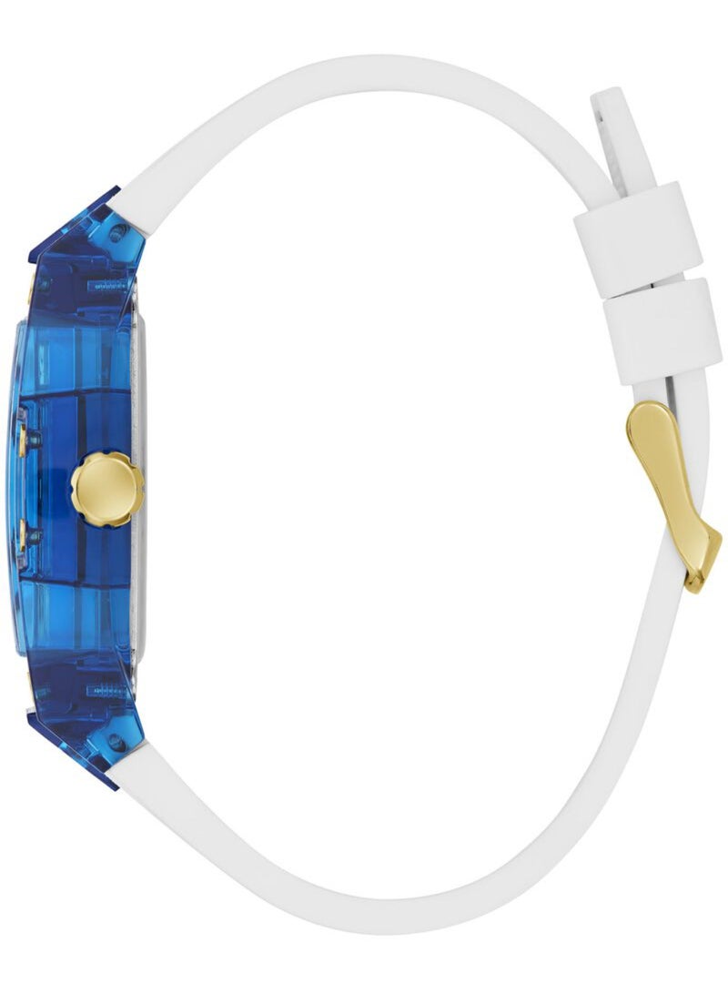 GUESS Mens White Blue Multi-function Watch - GW0499G6 - Image 4