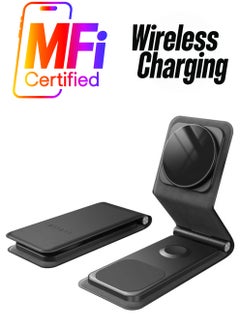 Levelo ARCH Trio Magsafe Wireless Charging Stand - Black