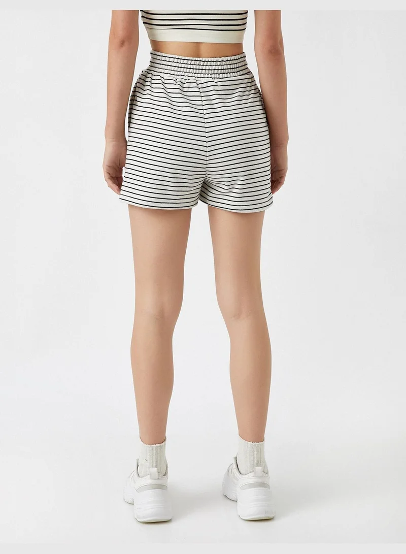 كوتون Stripe Short