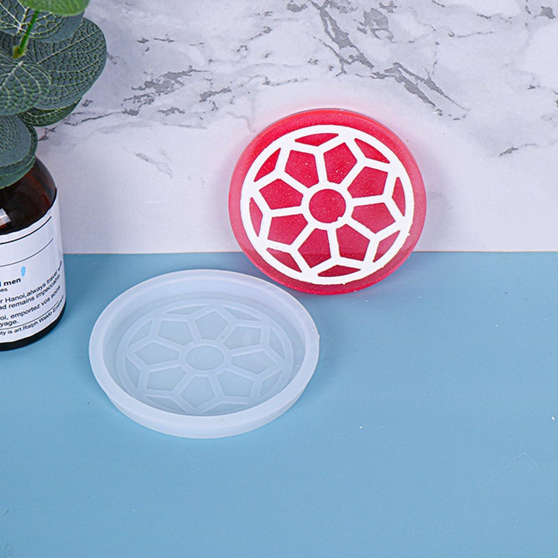 Silicone Molds Coaster Making Molds Diy Craft Tools Cup Mat Home Decoration 3Pcs - Image 4