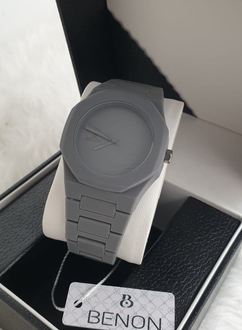 بينون ساعة يد رجالية كاربون من بينون بجودة عالية وضد الماء