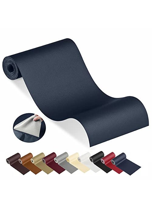 YAFLC YAFLC Leather Repair Patch for Furniture 4 x 63 Self Adhesive Leather Repair Kit Vinyl Repair Tape for Car Seat Sofa Jackets Couches Chair Blue 