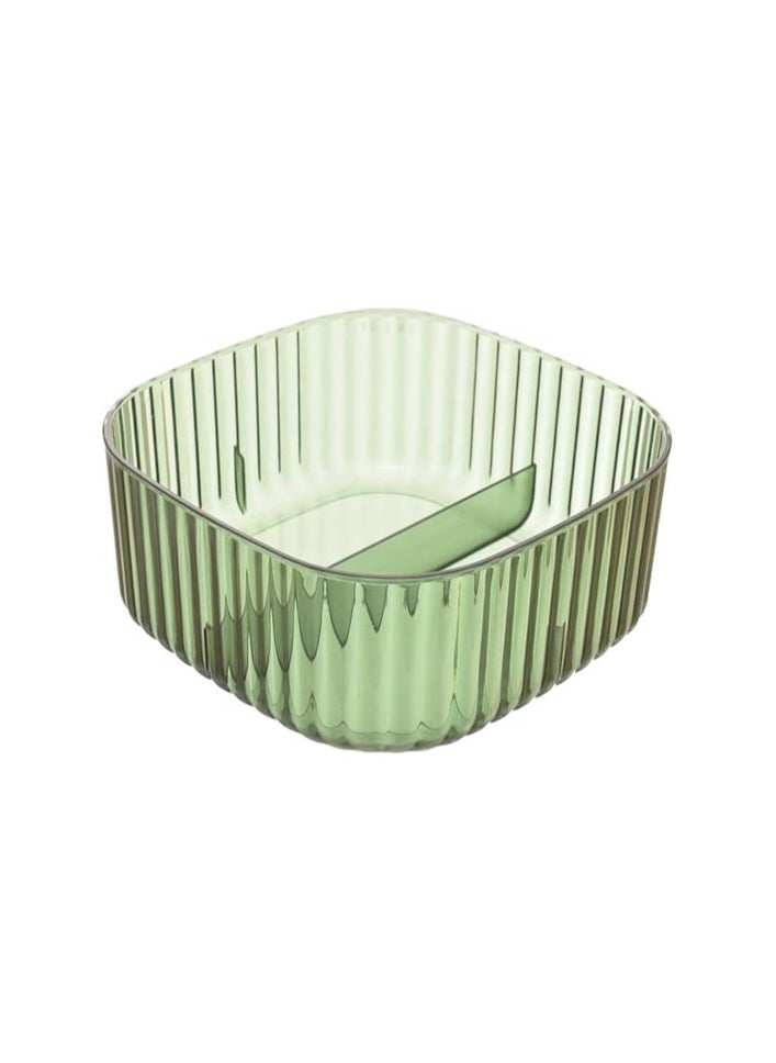 Generic Jewelry Storage Box, Layer Jewelry Organizer, Jewelry Organizer for Necklaces, Earrings, Rings, Bracelets 15 * 15 * 7.5cm - Clear Green Ld-1003  - Image 4