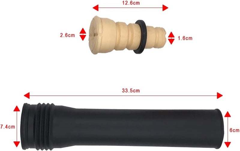 Wivplex Car Rear Shock Absorber Boot Set for Mazda - Image 2