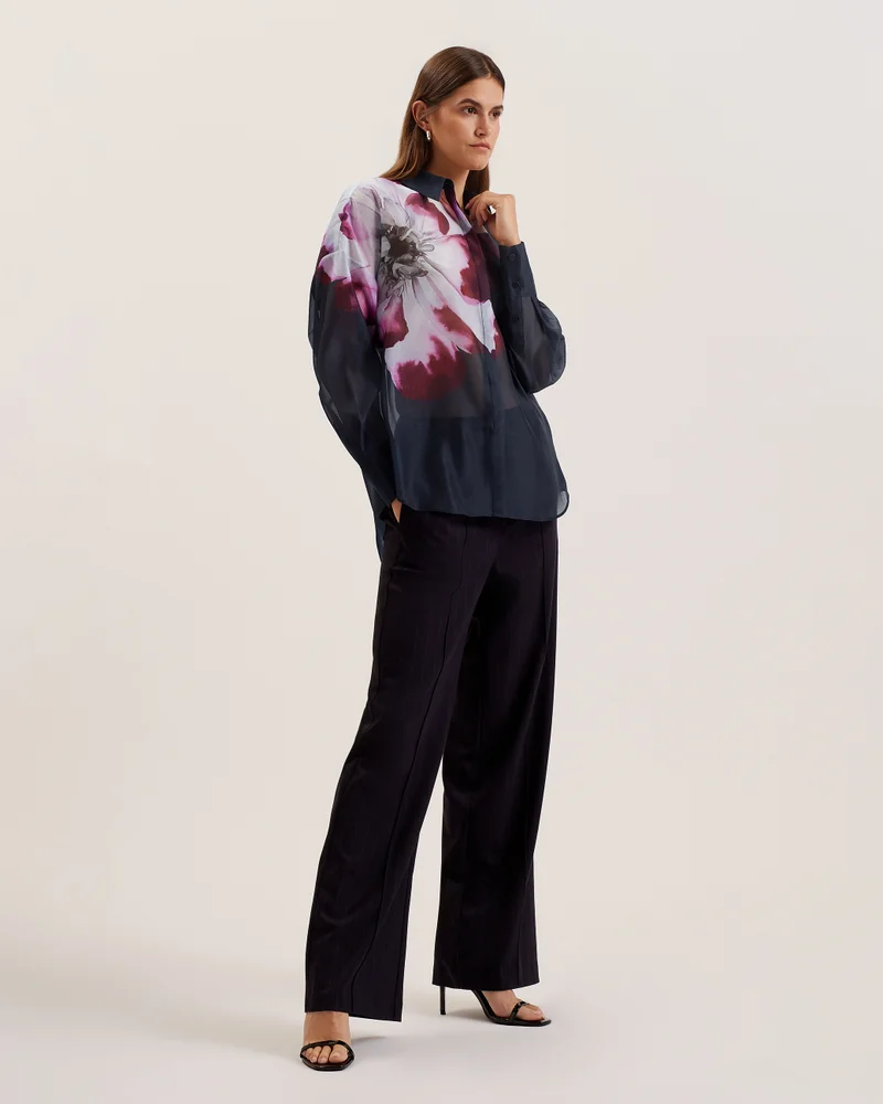 تيد بيكر Printed Button Down Shirt
