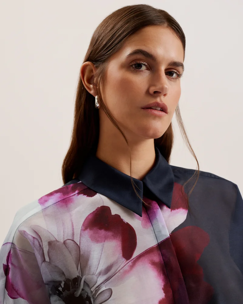 Ted Baker Printed Button Down Shirt