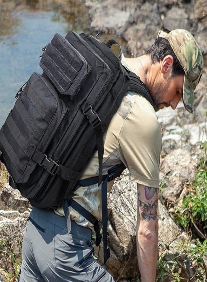 WORLD STAR 5 Compartments Travel, Carbonarius, Adults, Daypack Backpacks,Adjustable quick-side release buckle, 42 Litres - Image 3