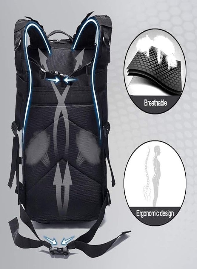 WORLD STAR 5 Compartments Travel, Carbonarius, Adults, Daypack Backpacks,Adjustable quick-side release buckle, 42 Litres - Image 5