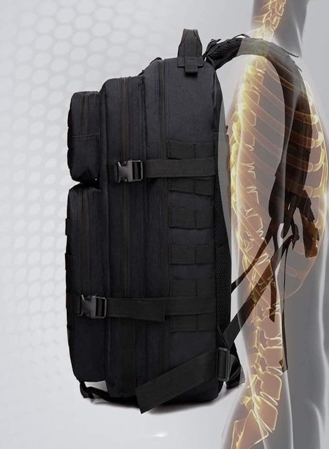 WORLD STAR 5 Compartments Travel, Carbonarius, Adults, Daypack Backpacks,Adjustable quick-side release buckle, 42 Litres - Image 2