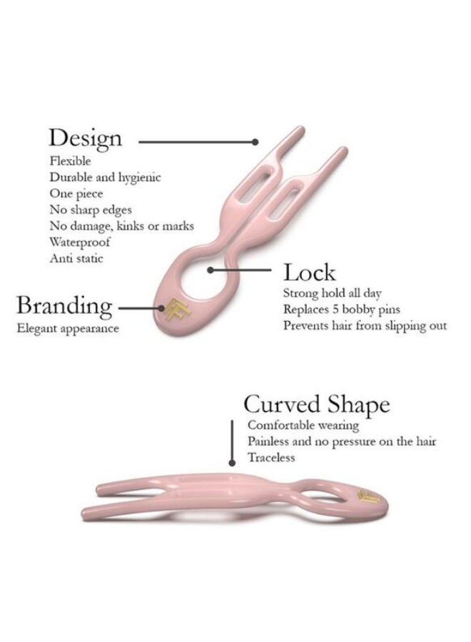 Fiona Franchimon Nº1 Hairpin - Seashell Pink - Image 4