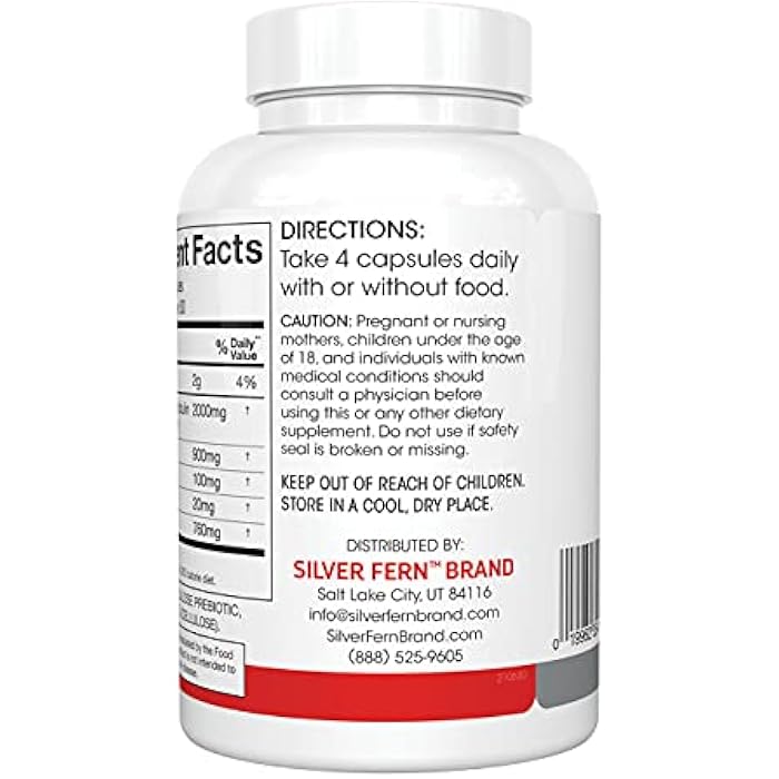 Silver Fern Cleanse - Daily Gut - 1 Bottle - 120 Capsules - 30 Day Supply - Immunoglobulin G, A & M -(IgG, IGA, IgM) - Postbiotic - Image 4