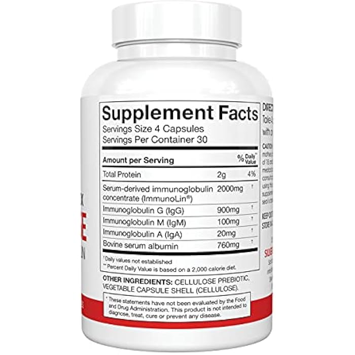 Silver Fern Cleanse - Daily Gut - 1 Bottle - 120 Capsules - 30 Day Supply - Immunoglobulin G, A & M -(IgG, IGA, IgM) - Postbiotic - Image 5