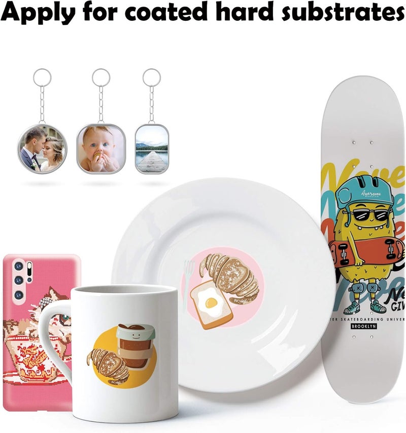 A-SUB Sublimation Paper 4x9.5 Inch for DIY Unique Christmas Gifts Compatible with Inkjet Printer which Match Sublimation Ink 100 Sheets - Image 2