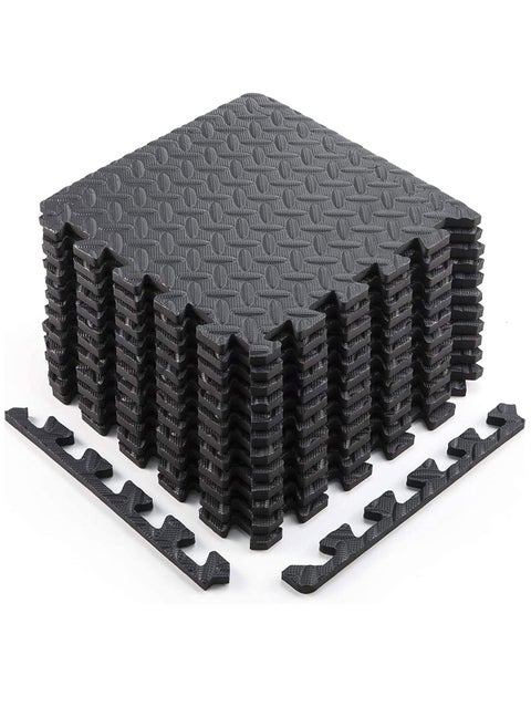 12pcs Arabest Foam Flooring Tiles Eva Foam Mats Interlocking Foam Tiles 1.2cm Thickness Baby Play Mat Foam Exercise Mat for Home Workout 30x30cm