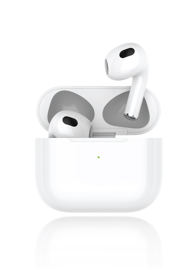 GREEN LION - Earbuds 3 G-Pro with Wireless Charging / Touch Control / Wireless Headphone / True Wireless Earbuds / Comfortable to Ear / Truewireless Earbuds with 5 hours Working Time - White - Image 1