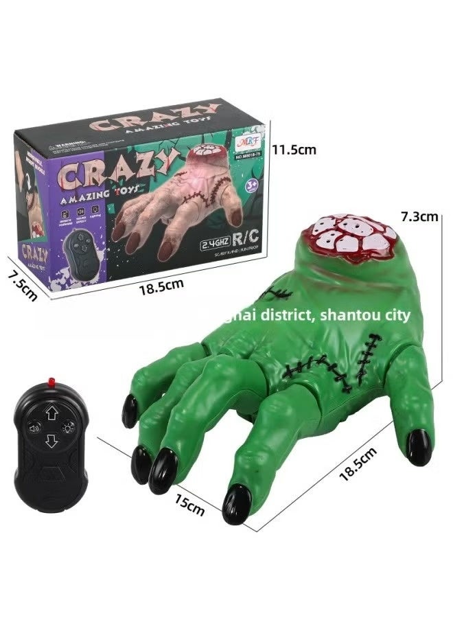 crazy Trick Ghost Hand Breaking Hand Lighting Sound Effect Remote Control Palm Carnival Spoofs Horror Creative Props - Image 1