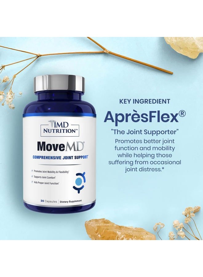 1MD Nutrition MoveMD - Health Supplement for Joint Discomfort & Support - Our Collagen Pills are Skillfully Formulated for Women & Men w/Hyaluronic Acid & Astaxanthin - Image 3