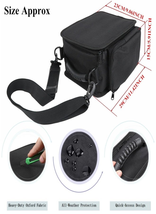 YOCTM حقيبة تخزين YOCTM ثنائية، تُوضع أسفل المقعد، مع حامل نظارات شمسية، مناسبة لسيارات جيب رانجلر JK وJL موديلات 2017-2024. منظمات داخلية، مساحة تخزين إضافية، لون أسود أكسفورد. - Image 3