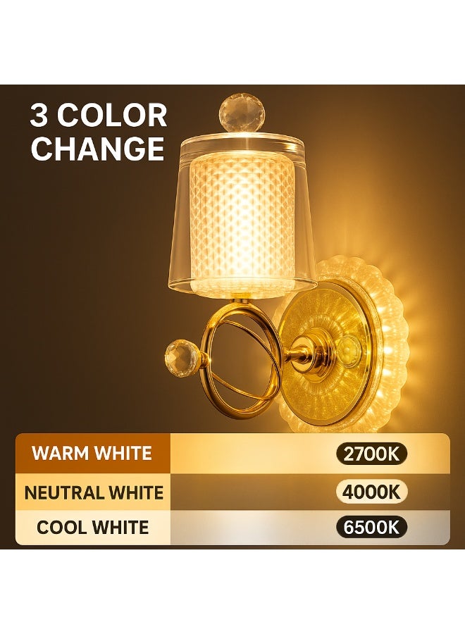 Vmax Modern Creative Gold Wall Hanging Lamp For Living Room Bedroom Balcony 3 Colour - Image 3