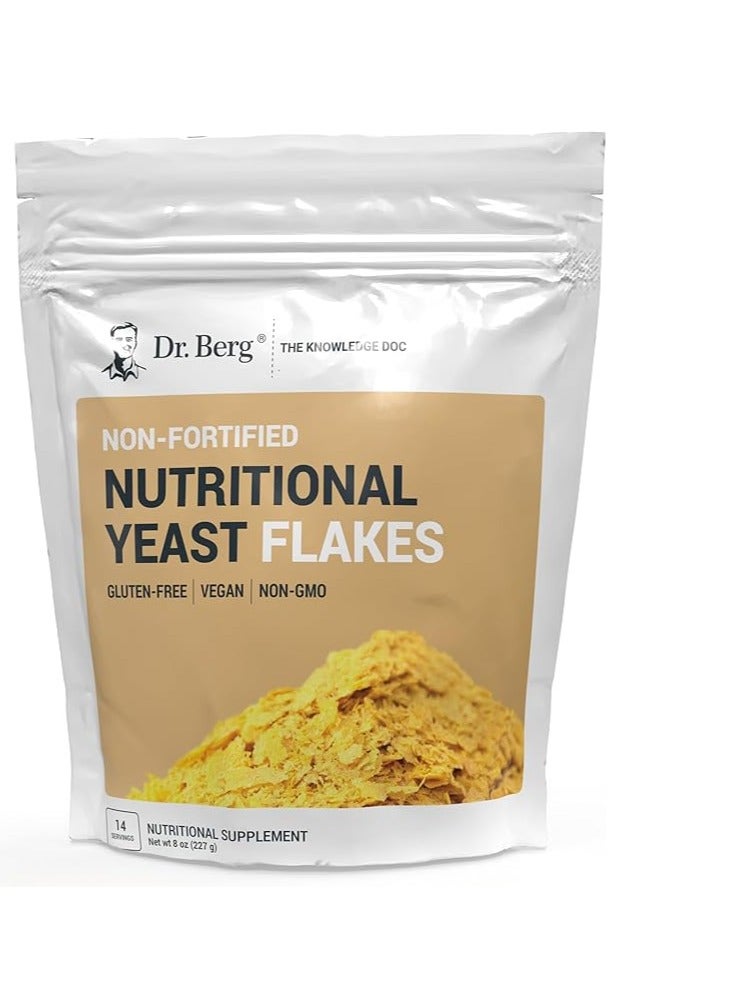 دكتور بيرغ نيوترشنال رقائق الخميرة الغذائية مكمل غذائي 8 أونصة (227 جم)