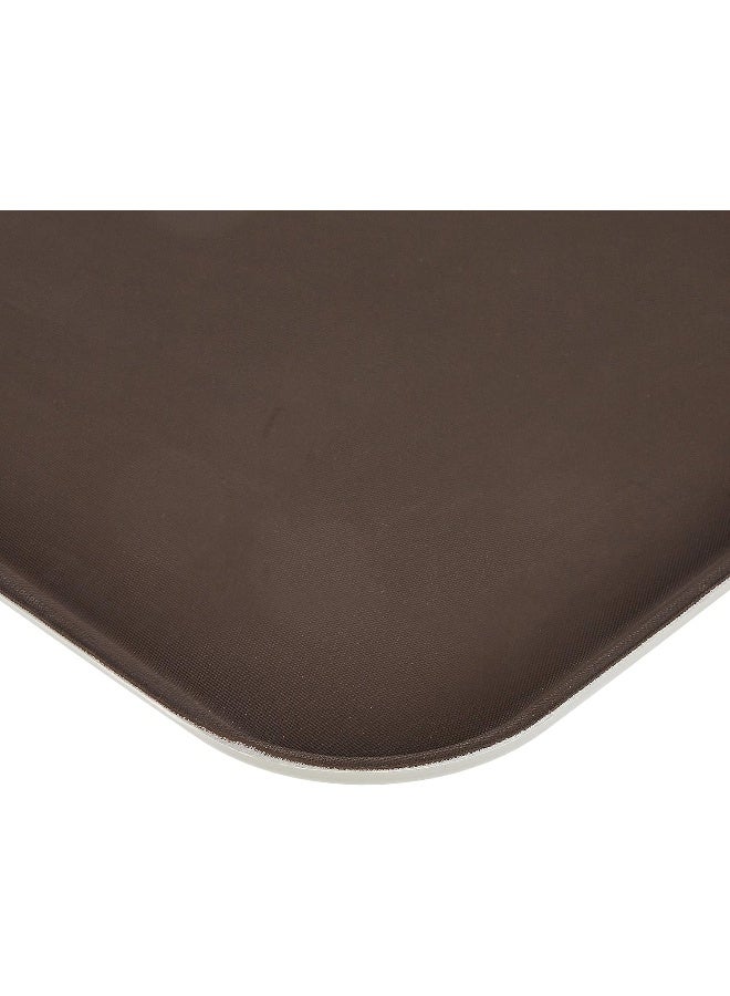 Sunnex Rectangular Non-Slip Tray With Rubber Surface And Pp Bottom - Brown 36X48 Cm - Image 4