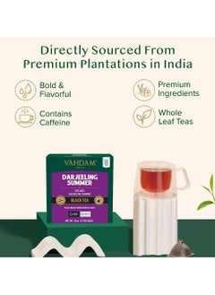 VAHDAM Darjeeling Summer Black Tea 15 Teabags (30g)  - Image 4
