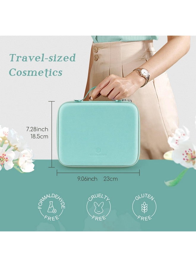 Color Nymph Beginner Makeup Kits Gift for Teens, Makeup Palettes with Reusable Handbag Includes 36 Colors Eyeshadow Blushes Bronzer Highlighter 4 Colors Lipgloss, Lip Oil Brushes Mint Green - Image 3