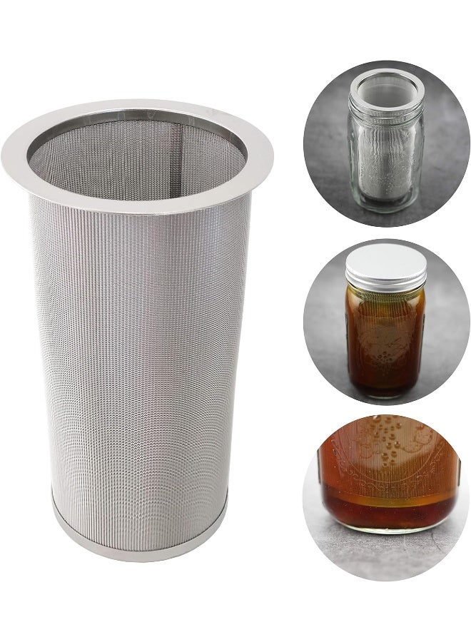 iAesthete Cold Brew Coffee Filter For Wide Mouth Mason Jar - Image 1