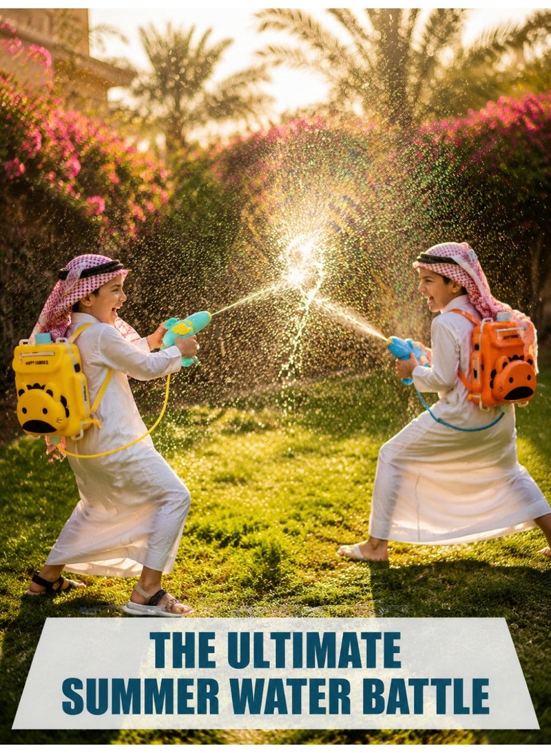 جودي بلاي لعبة مسدس ماء على شكل حقيبة ظهر للأطفال - تصميم حيوان لطيف للمرح في الهواء الطلق - Image 3