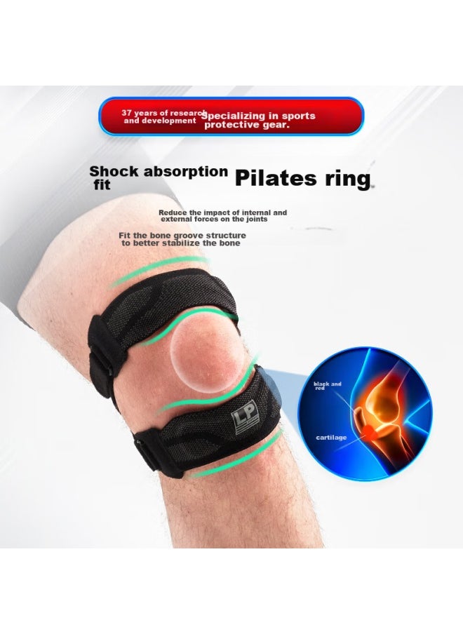 LP Lp [double Support] Patellar Strap Knee Brace For Sports, Running, Meniscus Support, Jump Rope, Badminton, Knee Protection, Hiking Gear  - Image 3