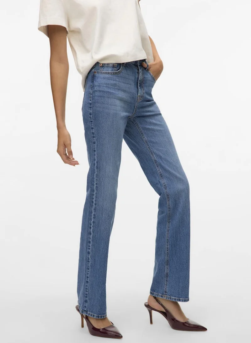فيرو مودا High Rise Straight Jeans