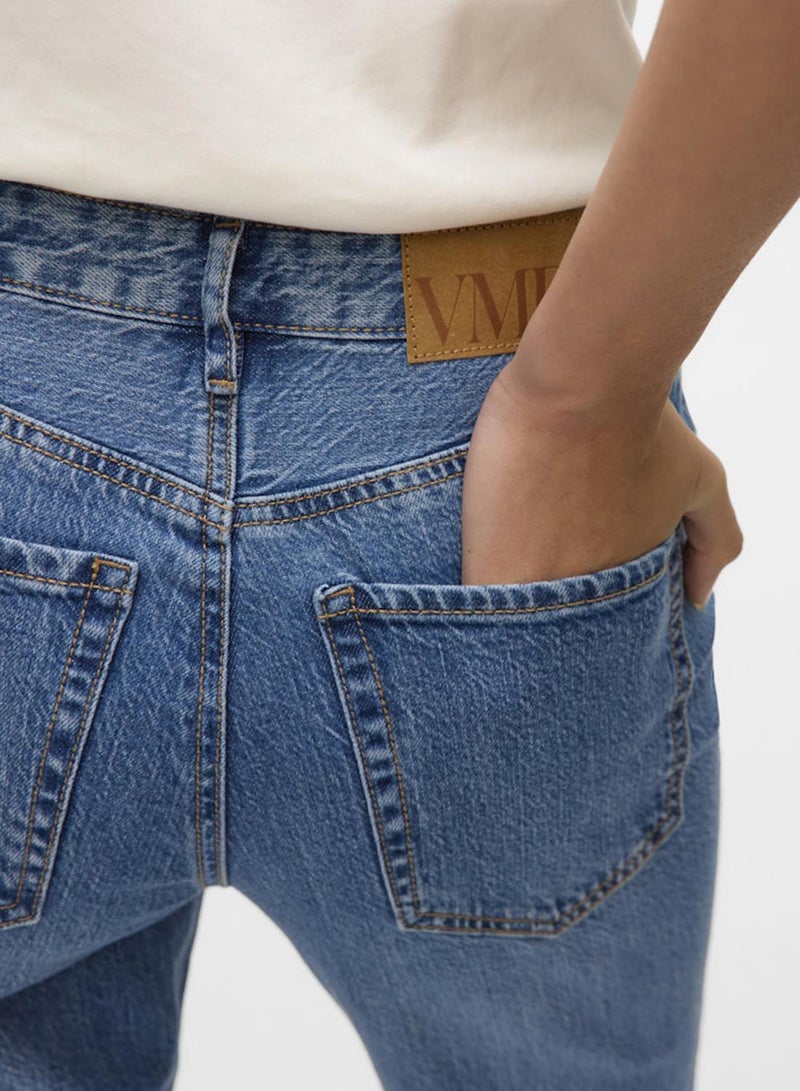 VERO MODA High Rise Straight Jeans - Image 5
