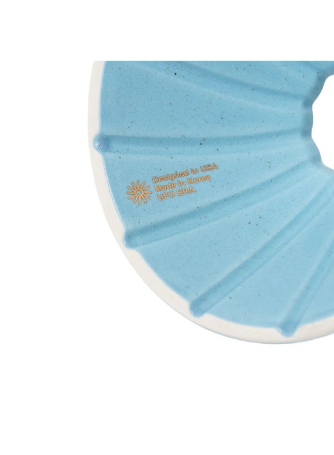 يو إف أو مصفاة سيراميك زرقاء - زاوية مخروطية داخلية 80 درجة، تقنية سمك الجدار المتغير، تصميم قناة تدفق الهواء، متوافق مع فلاتر Sibarist UFO، يوصى بالغسيل اليدوي - Image 5