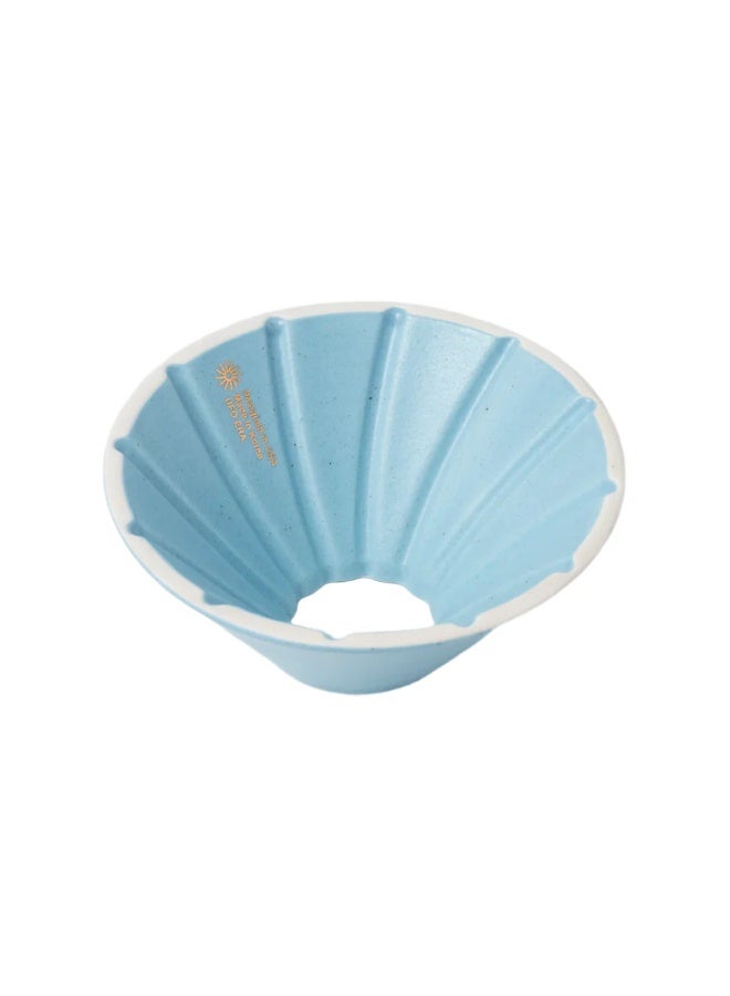 يو إف أو مصفاة سيراميك زرقاء - زاوية مخروطية داخلية 80 درجة، تقنية سمك الجدار المتغير، تصميم قناة تدفق الهواء، متوافق مع فلاتر Sibarist UFO، يوصى بالغسيل اليدوي - Image 2