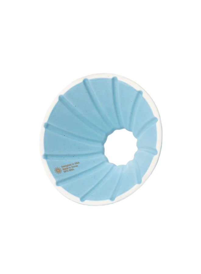 يو إف أو مصفاة سيراميك زرقاء - زاوية مخروطية داخلية 80 درجة، تقنية سمك الجدار المتغير، تصميم قناة تدفق الهواء، متوافق مع فلاتر Sibarist UFO، يوصى بالغسيل اليدوي - Image 4