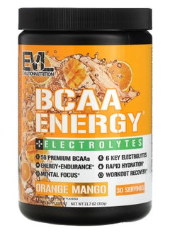 BCAA Energy Plus Electrolytes Orange Mango 11.7 oz (333 g)