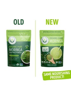 Kuli Kuli Moringa Oleifera Organic Leaf Powder & Green Smoothie 100% Pure Usda Certified & Non Gmo Moringa Powder Great With Smoothies Tea And Food 2 Pack  - Image 3